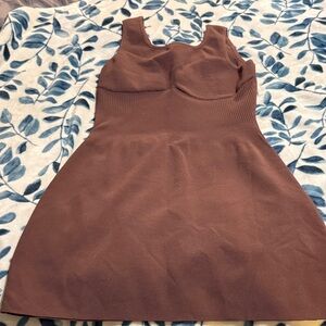 Lululemon Athletica Brown ribbed Dress